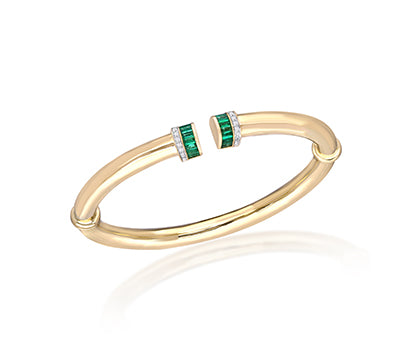 Diamond and Emerald bracelet
